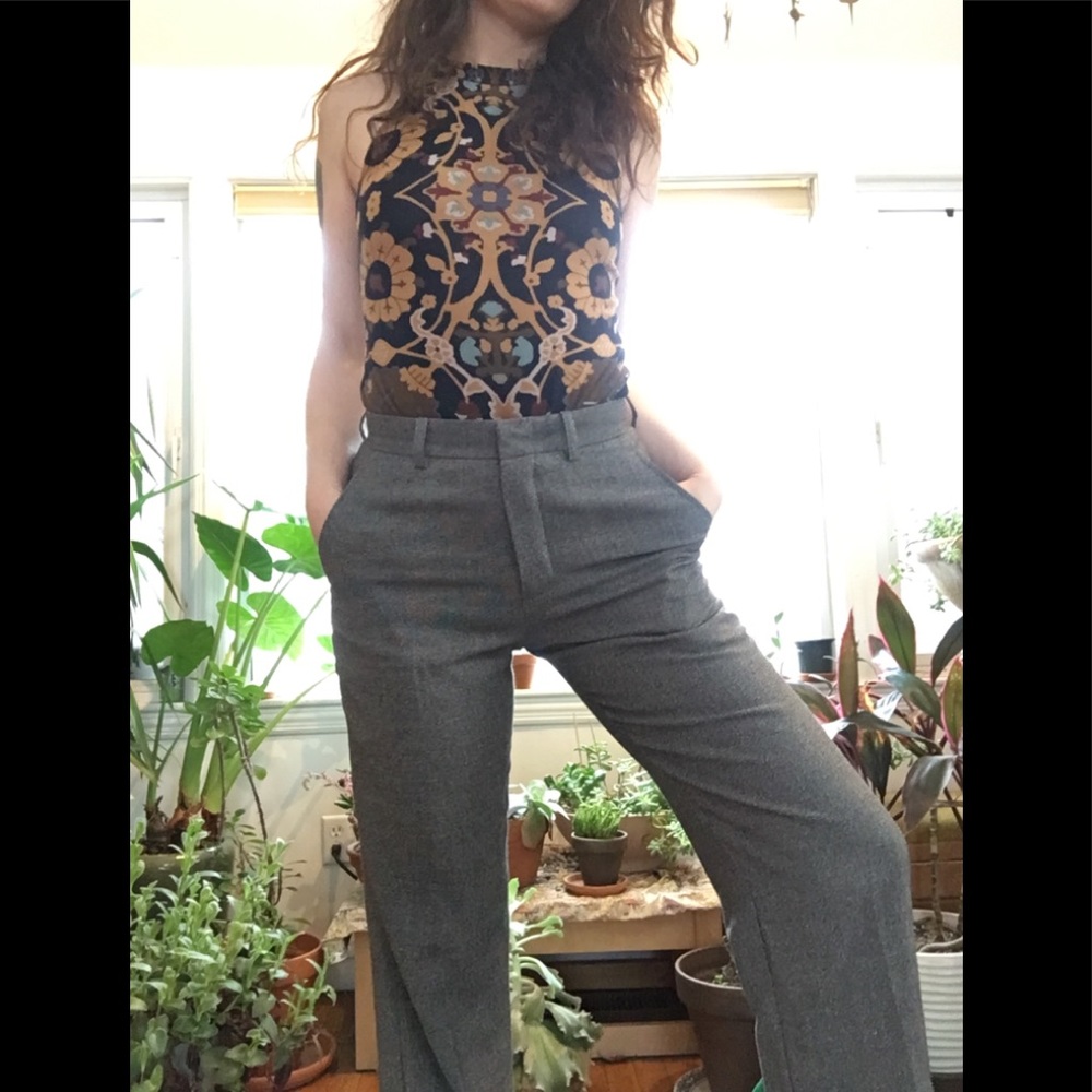 vintage VERSACE grey dress pants size 29!!